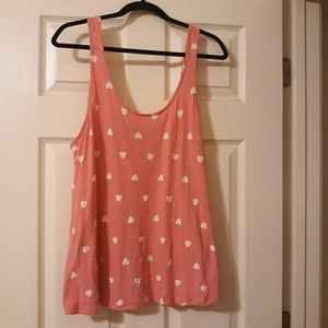 Torrid Coral Heart Tank